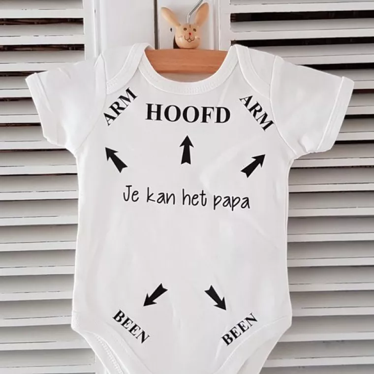 romper cadeau toekomstige papa 